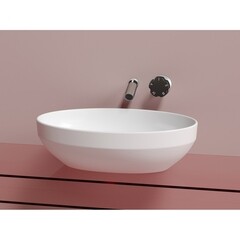 Раковина Ceramicanova Element 50 см накладная белая матовая (CN6056MW) - фото 8