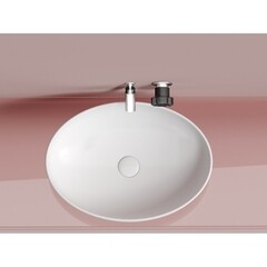 Раковина Ceramicanova Element 50 см накладная белая матовая (CN6056MW) - фото 5