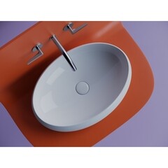 Раковина Ceramicanova Element 56 см накладная белая (CN5033) - фото 4