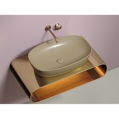 Раковина Ceramicanova Element 60 см накладная капучино (CN6049MC) - фото 8