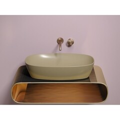 Раковина Ceramicanova Element 60 см накладная капучино (CN6049MC) - фото 7