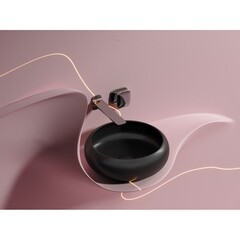 Раковина Ceramicanova Element 36 см накладная черная матовая (CN6050MB) - фото 8