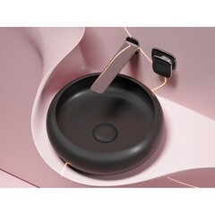 Раковина Ceramicanova Element 36 см накладная черная матовая (CN6050MB) - фото 4