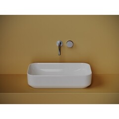 Раковина Ceramicanova Element 61 см накладная белая (CN5044) - фото 7