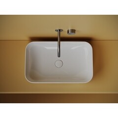 Раковина Ceramicanova Element 61 см накладная белая (CN5044) - фото 5