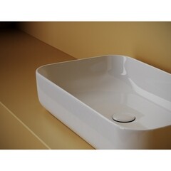 Раковина Ceramicanova Element 61 см накладная белая (CN5044) - фото 3