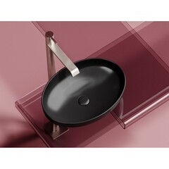 Раковина Ceramicanova Element 50 см накладная черная матовая (CN6056MB) - фото 13