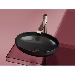 Раковина Ceramicanova Element 50 см накладная черная матовая (CN6056MB) - фото 12