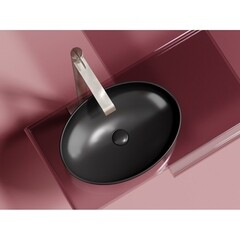 Раковина Ceramicanova Element 50 см накладная черная матовая (CN6056MB) - фото 10