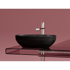 Раковина Ceramicanova Element 50 см накладная черная матовая (CN6056MB) - фото 9