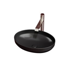 Раковина Ceramicanova Element 50 см накладная черная матовая (CN6056MB)