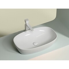 Раковина Ceramicanova Element 60 см накладная белая (CN6049) - фото 9