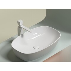 Раковина Ceramicanova Element 60 см накладная белая (CN6049) - фото 6