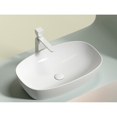 Раковина Ceramicanova Element 60 см накладная белая (CN6049) - фото 3