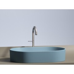 Раковина Ceramicanova Element 61 см накладная голубая матовый (CN6048ML) - фото 8