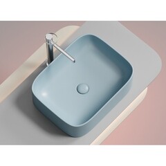 Раковина Ceramicanova Element 51 см накладная голубая матовый (CN6052ML) - фото 8