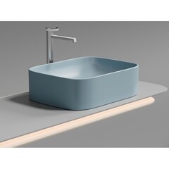 Раковина Ceramicanova Element 51 см накладная голубая матовый (CN6052ML) - фото 6