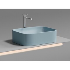 Раковина Ceramicanova Element 51 см накладная голубая матовый (CN6052ML) - фото 5