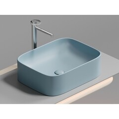 Раковина Ceramicanova Element 51 см накладная голубая матовый (CN6052ML) - фото 3