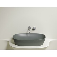 Раковина Ceramicanova Element 60 см накладная антрацит матовый (CN6049MH) - фото 13