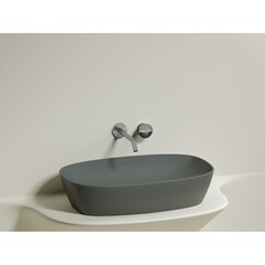 Раковина Ceramicanova Element 60 см накладная антрацит матовый (CN6049MH) - фото 12