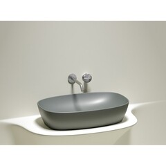 Раковина Ceramicanova Element 60 см накладная антрацит матовый (CN6049MH) - фото 5