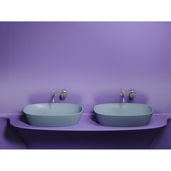 Раковина Ceramicanova Element 60 см накладная серо-голубая матовая (CN6049MHL) - фото 12