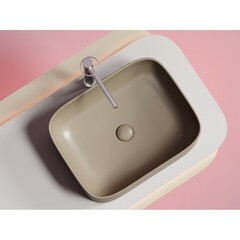 Раковина Ceramicanova Element 51 см накладная капучино (CN6052MC) - фото 11