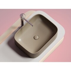 Раковина Ceramicanova Element 51 см накладная капучино (CN6052MC) - фото 8