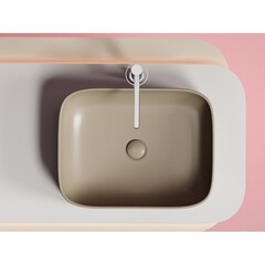 Раковина Ceramicanova Element 51 см накладная капучино (CN6052MC) - фото 3