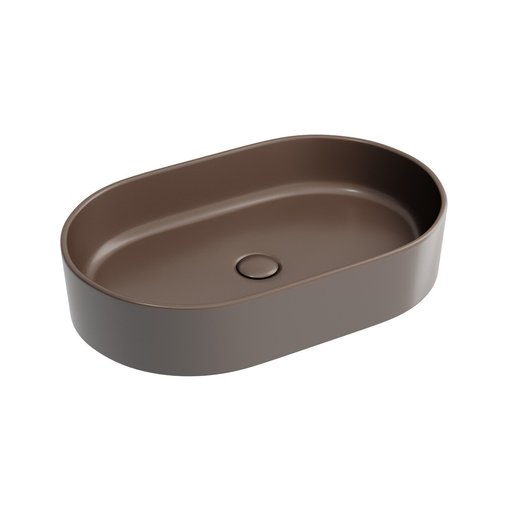 

Раковина Ceramicanova Element 61 см накладная темно-коричневая матовая (CN6048MDB), Коричневый