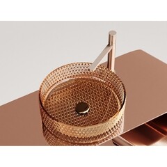 Раковина Ceramicanova Cristal 36 см накладная бежевая (CN6058) - фото 13