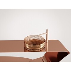 Раковина Ceramicanova Cristal 36 см накладная бежевая (CN6058) - фото 8