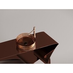 Раковина Ceramicanova Cristal 36 см накладная бежевая (CN6058) - фото 3