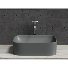 Раковина Ceramicanova Element 51 см накладная темный антрацит матовый (CN6052MDH) - фото 9