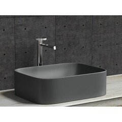 Раковина Ceramicanova Element 51 см накладная темный антрацит матовый (CN6052MDH) - фото 8