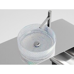 Раковина Ceramicanova Cristal 36 см накладная неон (CN6059) - фото 12