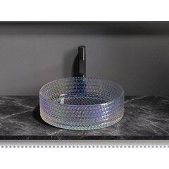 Раковина Ceramicanova Cristal 36 см накладная неон (CN6059) - фото 9