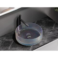 Раковина Ceramicanova Cristal 36 см накладная неон (CN6059) - фото 7