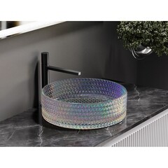 Раковина Ceramicanova Cristal 36 см накладная неон (CN6059) - фото 4