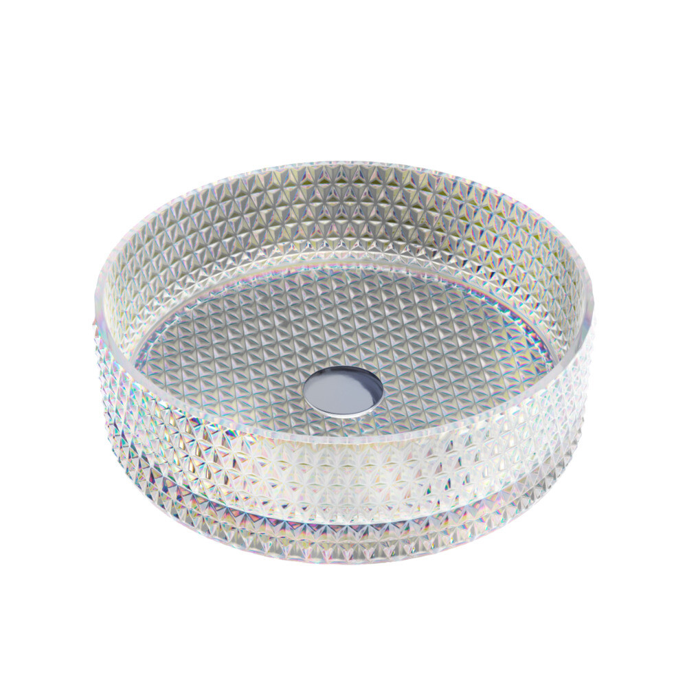 Изображение товара Раковина Ceramicanova Cristal 36 см накладная неон (CN6059)