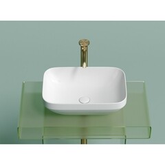 Раковина Ceramicanova Element 50 см накладная белая матовая (CN6055MW) - фото 3