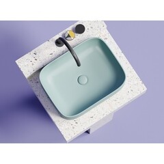 Раковина Ceramicanova Element 51 см накладная зеленая матовая (CN6052MLG) - фото 10