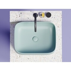 Раковина Ceramicanova Element 51 см накладная зеленая матовая (CN6052MLG) - фото 2