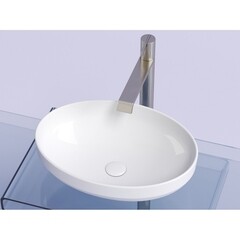 Раковина Ceramicanova Element 50 см накладная белая (CN6056) - фото 6