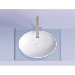 Раковина Ceramicanova Element 50 см накладная белая (CN6056) - фото 4