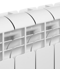 Радиатор алюминиевый Global Iseo 500 мм 12 секций 1" боковое подключение белый - фото 2