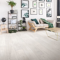 Ламинат 33 класс Tarkett Estetika дуб натур белый 1,754 кв.м 9 мм с фаской - фото 9