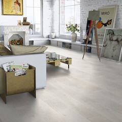 Ламинат 33 класс Tarkett Estetika дуб натур белый 1,754 кв.м 9 мм с фаской - фото 3