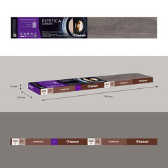 Ламинат 33 класс Tarkett Estetika дуб натур серый 1,754 кв.м 9 мм с фаской - фото 7